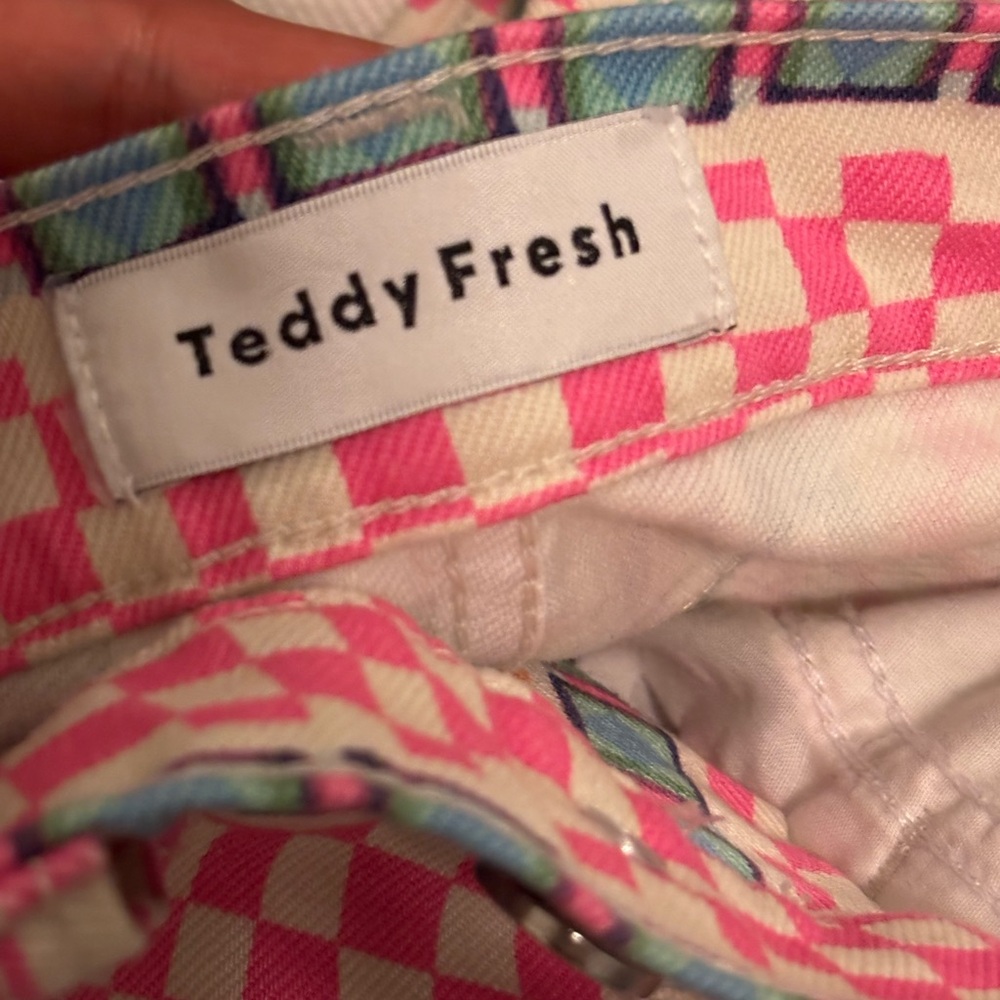 Funky Multicolored Patterned Pants - image 6